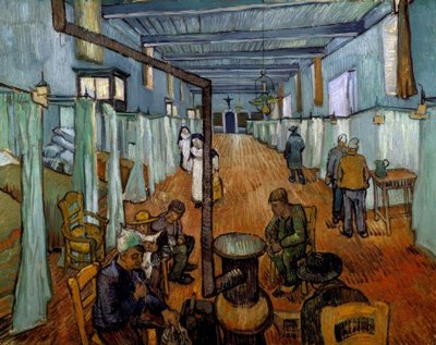 Hybel på sykehuset i Arles av Vincent van Gogh