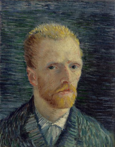 Selvportrett av Gogh, Vincent, van (1853-1890). Olje på lerret, størrelse: 42,2x34,5 av Vincent van Gogh