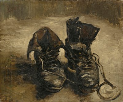 Sko, 1886 av Vincent van Gogh
