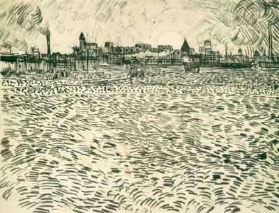Sommerkveld på Arles av Vincent van Gogh
