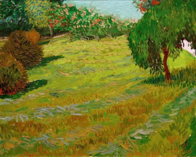 Solrik eng: park på av Vincent van Gogh