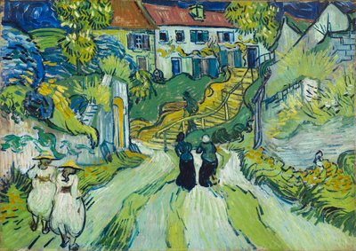 Trappegang ved Auvers av Vincent van Gogh