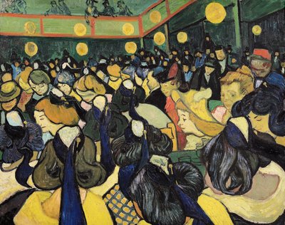 Dansesalen i Arles, 1888 av Vincent van Gogh