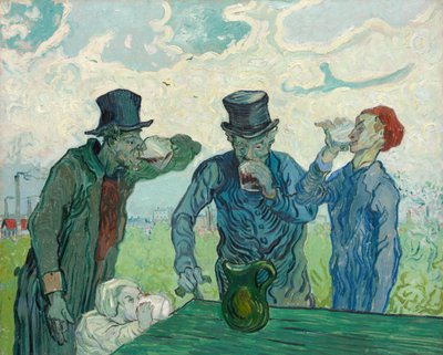 The Drinkers, 1890. av Vincent van Gogh
