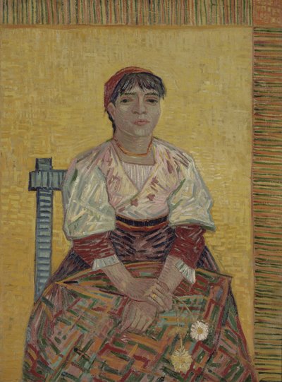 Den italienske kvinnen, 1887 av Vincent van Gogh