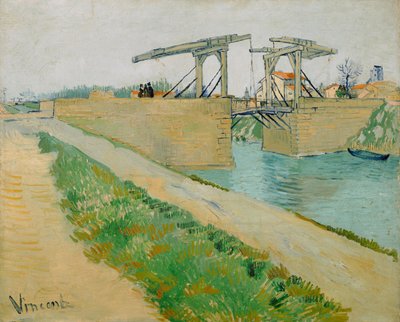 Langlois-broen, mars 1888 (olje på lerret) av Vincent van Gogh