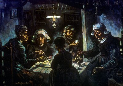 Potetspiserne, 1885 av Vincent van Gogh