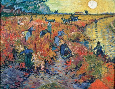 De røde vingårdene i Arles, 1888. av Vincent van Gogh