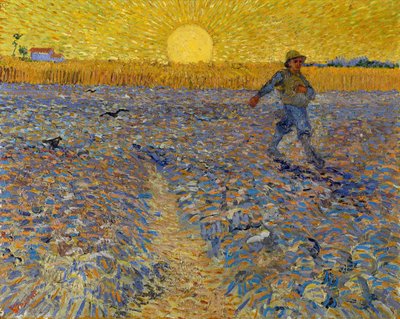 Såmannen, ca. 1888 (olje på lerret) av Vincent van Gogh