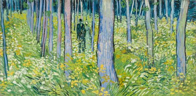 Undervekst med to figurer av Vincent van Gogh