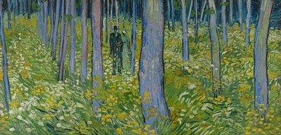 Underskog med to figurer av Vincent van Gogh