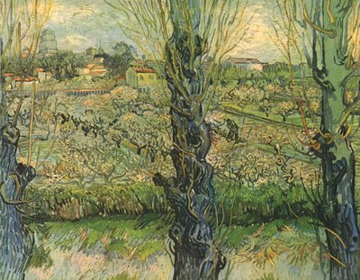 Utsikt over Arles, 1889, 1947. av Vincent van Gogh