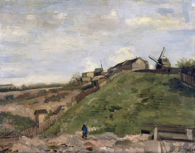 "" Utsikt over Butte Montmartre med steinbruddet "" (The Hill of Montmartre with Stone Quarry) Maleri av Vincent van Gogh (1853-1890) 1886 Dim 32 X 41 cm Amsterdam, Van Gogh museum av Vincent van Gogh