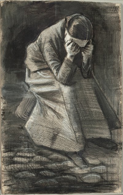 Gråtende kvinne av Vincent van Gogh