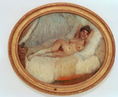 Naken kvinne på en seng av Vincent van Gogh