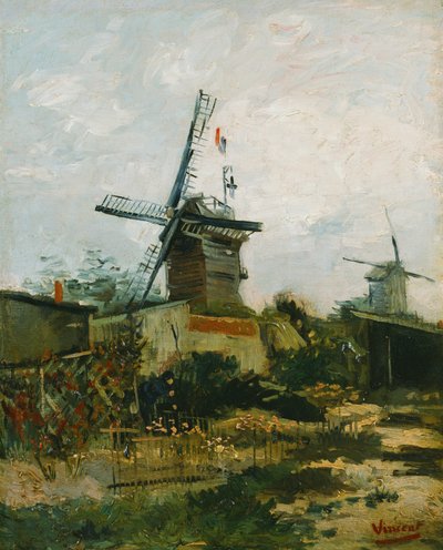 Vindmøller på Montmartre av Vincent van Gogh