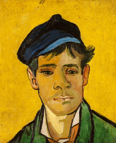 Ung mann med hatt, 1888 av Vincent van Gogh