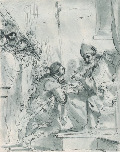 Omvendelse av St. Vilhelm, 1764-98. av Vincenzio Vangelisti