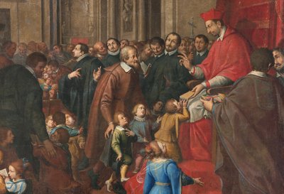 Milano, San Francesco da Paola-kirken, Fratelli Campi, San Carlo etablerer skolen for kristen doktrine av Vincenzo and Campi Antonio Campi