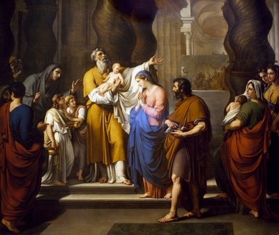 Presentasjon i tempelet av Vincenzo Camuccini