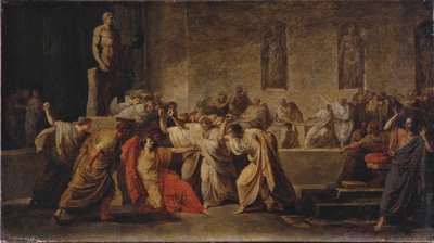 Julius Cæsars død av Vincenzo Camuccini