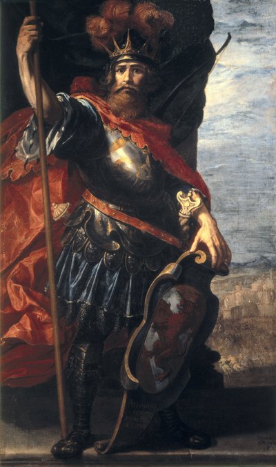 Portrett av Athaulf, kongen av vestgotene av Vincenzo Carducci