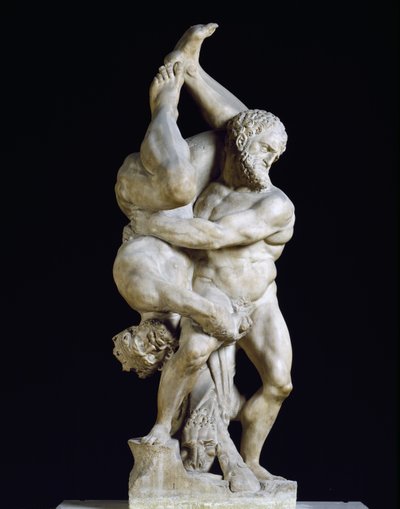 Hercules og Diomedes - Wrestlers av Vincenzo di Raffaello de Rossi