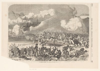 Slaget ved Custoza, 1866 Die Schlacht con Custoza (tittel på objekt) av Vinzenz Katzler