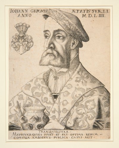 Portrett av Joannes Gemmel av Virgil Solis