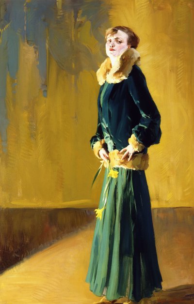 The Lady in Green av Virgilio Constantini