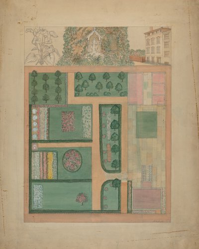 Parmentier Grounds, ca. 1936. av Virginia Richards