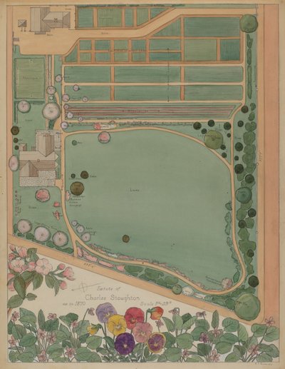 Stoughton Estate, ca. 1936. av Virginia Richards
