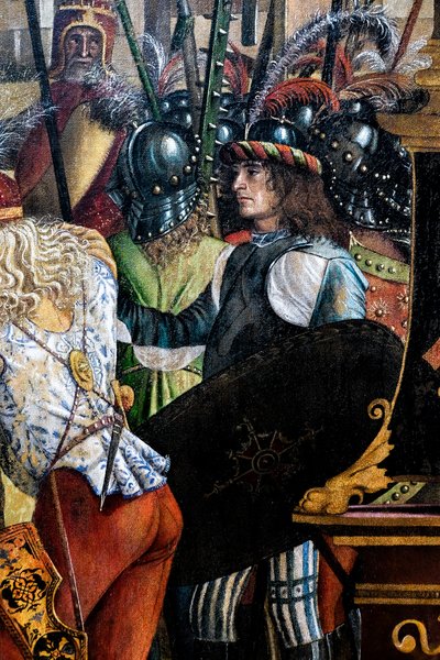 Pilegrimenes martyrium og den hellige Ursulas begravelse av Vittore Carpaccio