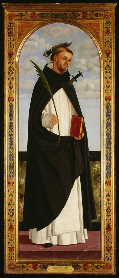Den hellige Peter Martyr av Vittore Carpaccio