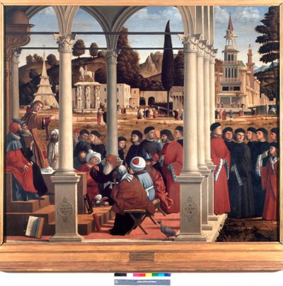 St. Stefans disputas med de eldste i Sanhedrinet av Vittore Carpaccio