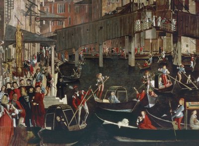 Mirakelet til relikvien fra det sanne kors ved Rialtobroen av Vittore Carpaccio