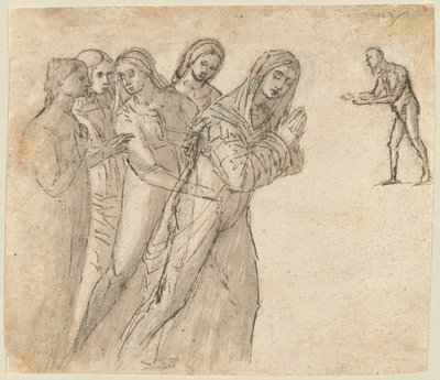 Jomfruen og fire andre kvinner av Vittore Carpaccio