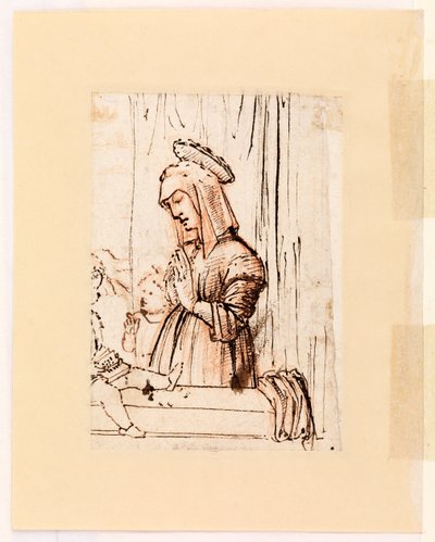 Jomfru som tilber spedbarnet Kristus med Saint John av Vittore Carpaccio