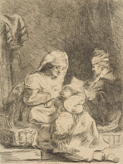 Den hellige familie, 1783. av Vivant Denon