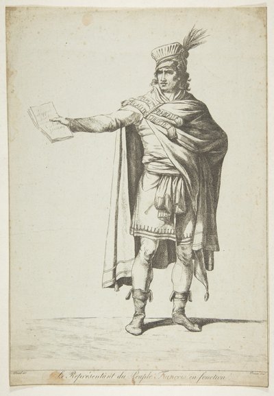 Representanten for det franske folket i embetet, 1794. av Vivant Denon