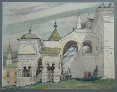Treenighetskirken i Solikamsk, 1909 av Vladimir Alexandrovich Plotnikov