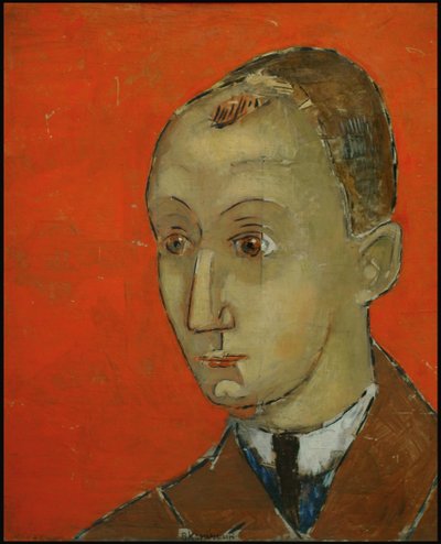 Selvportrett, 1920-tallet. av Vladimir Alexeevich Komarovsky