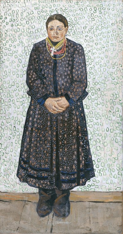 Ukrainsk bondekvinne, 1910-1911 av Vladimir Davidovich Burliuk