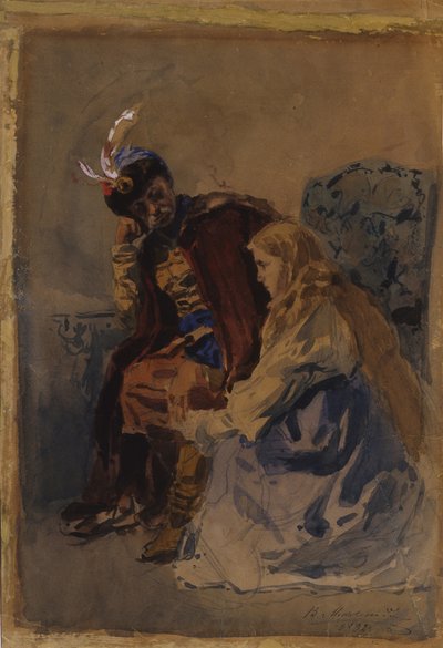 Mazepa med Maria, 1892 av Vladimir Egorovic Makovsky