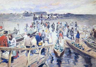 Transport av vannmeloner av Vladimir Egorovic Makovsky