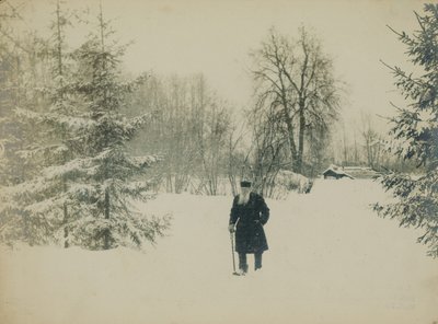 Grev Lev Nikolaevich Tolstoy går. av Vladimir Grigorievich Chertkov