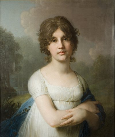 Portrett av Tsountes Ekaterina Gavrilovna Gagarina 1783-1861, 1801 av Vladimir Lukich Borovikovsky
