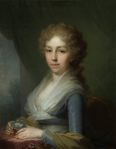 Portrett av storhertuginne Elizabeth Alexeievna 1779-1826, 1795 av Vladimir Lukich Borovikovsky