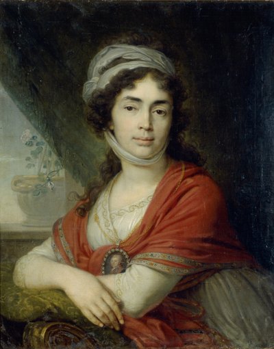 Portrett av Maria Marfa Dmitrievna Dunina, født Norova, 1799 av Vladimir Lukich Borovikovsky