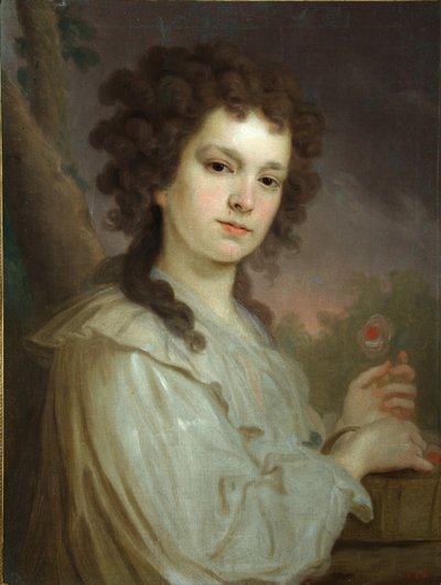 Portrett av Olga Kuzminichna Filippova 1772-1829, 1790 av Vladimir Lukich Borovikovsky